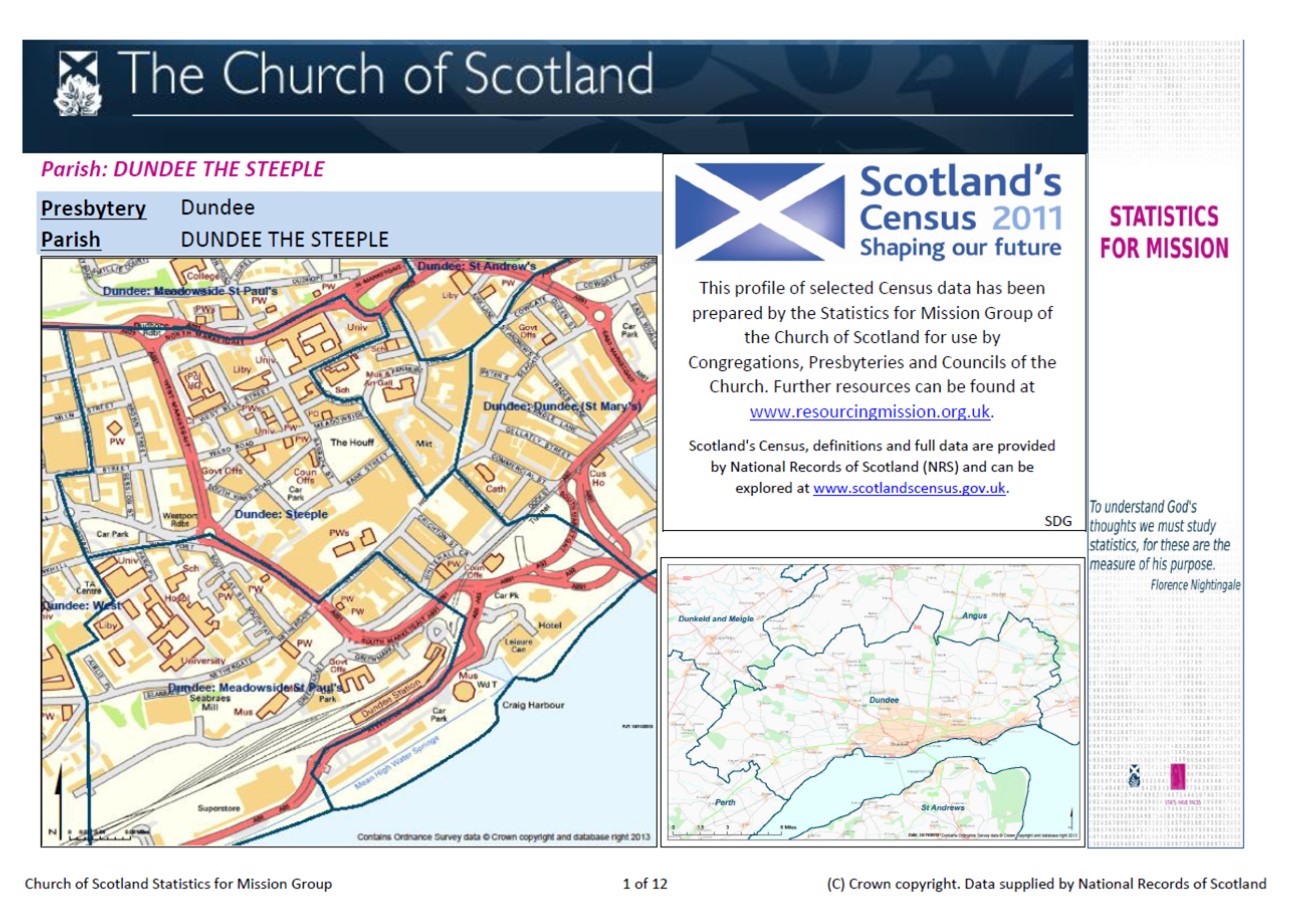 Statistics for Mission - The Steeple Church